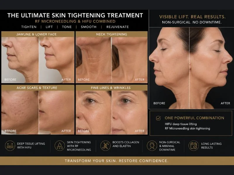 Results of combined treatment for the ultimate skin tightening treatment Hassocks